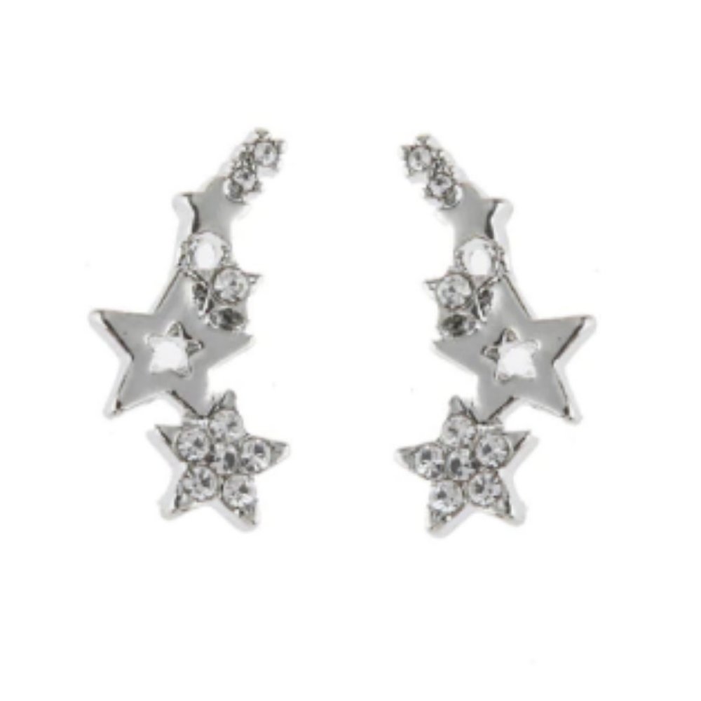 Elegant Star CZ Earrings